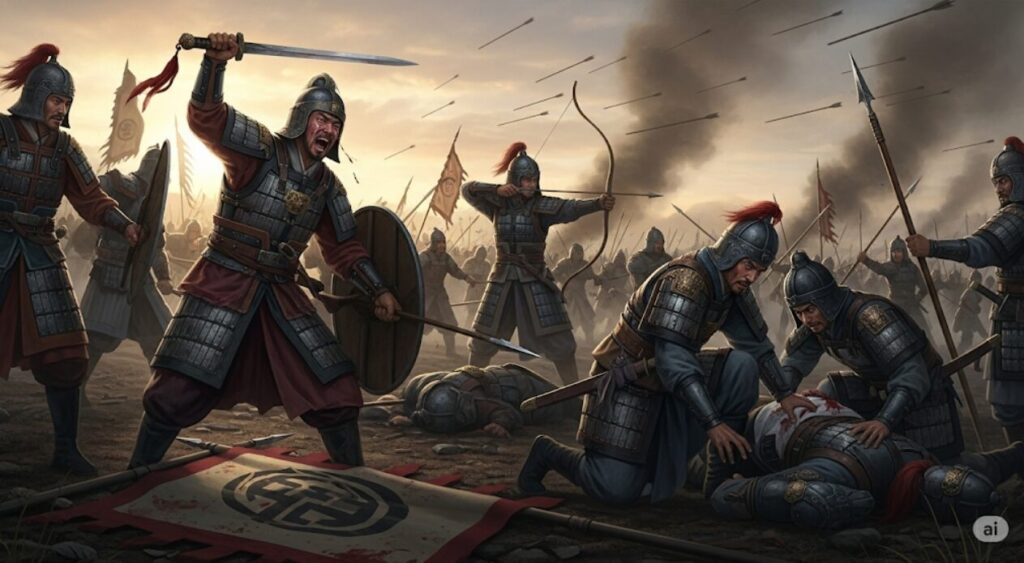 宜安の戦いでの死亡時期